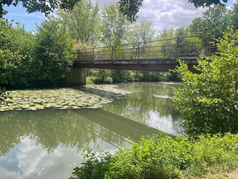 Passerelle avant intervention