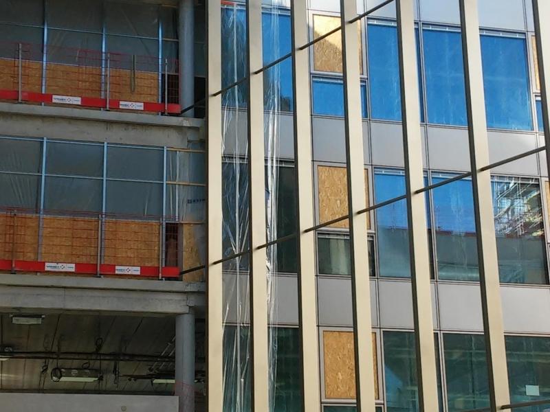 Réalisation peinture chantier hall - APRES