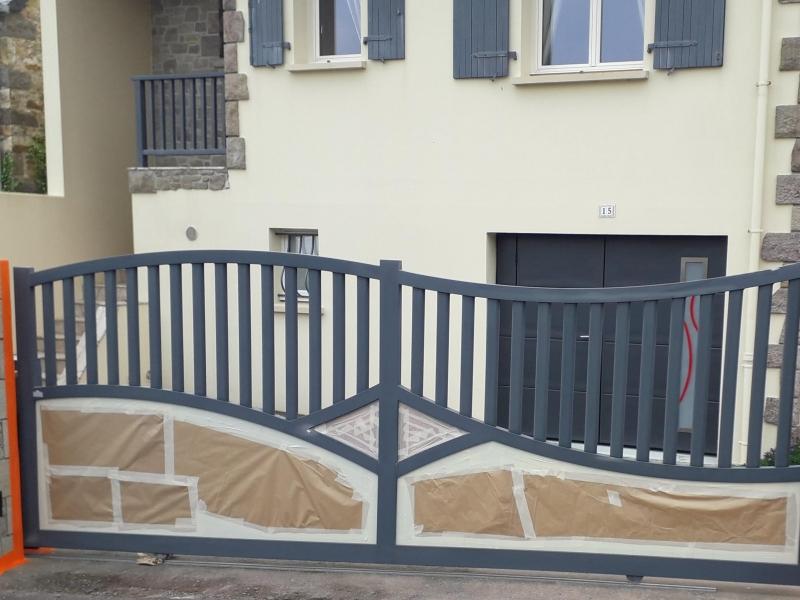 Réalisation peinture portail clôture Cherbourg - PENDANT