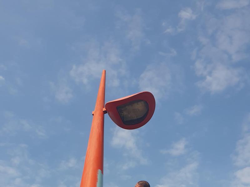 Rénovation peinture lampadaires PENDANT