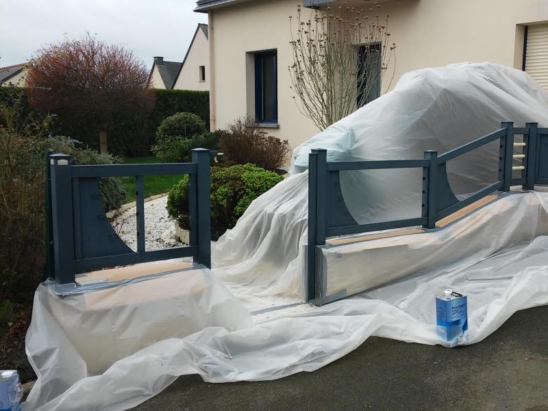 Rénovation peinture portail 3 - PENDANT