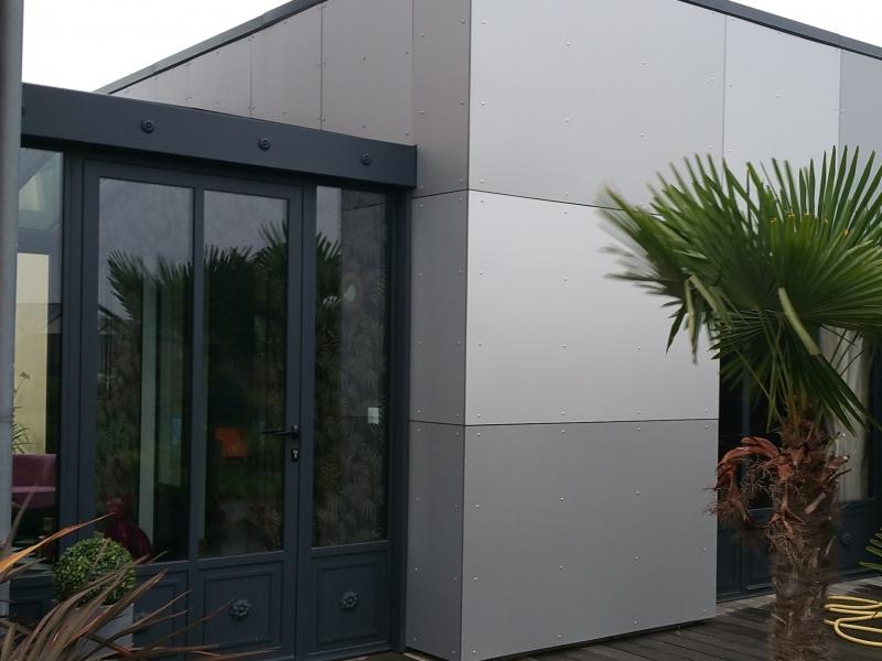 Rénovation peinture porte verrière - AVANT