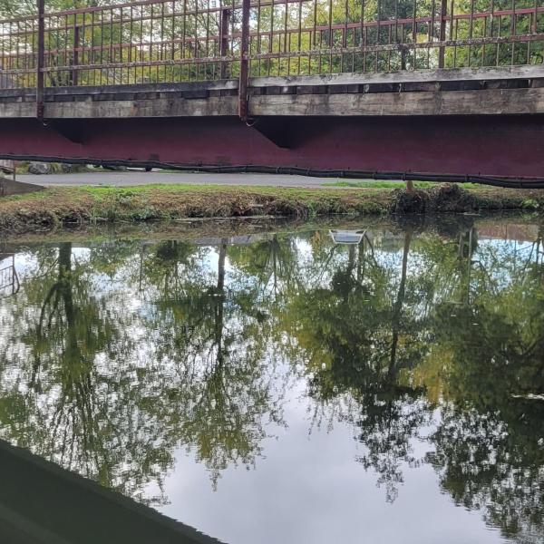 Passerelle avant intervention