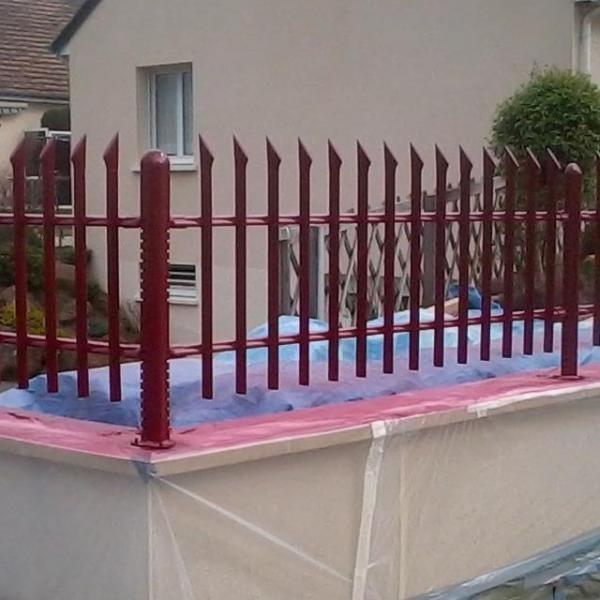 Rénovation peinture clôture maison