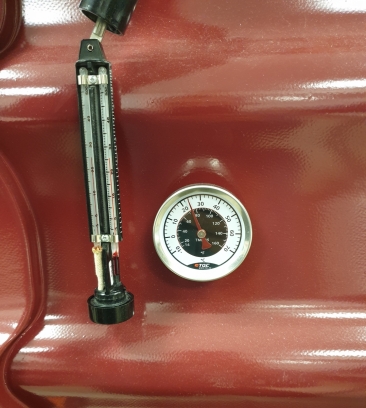 Thermom&egrave;tre peinture industrielle