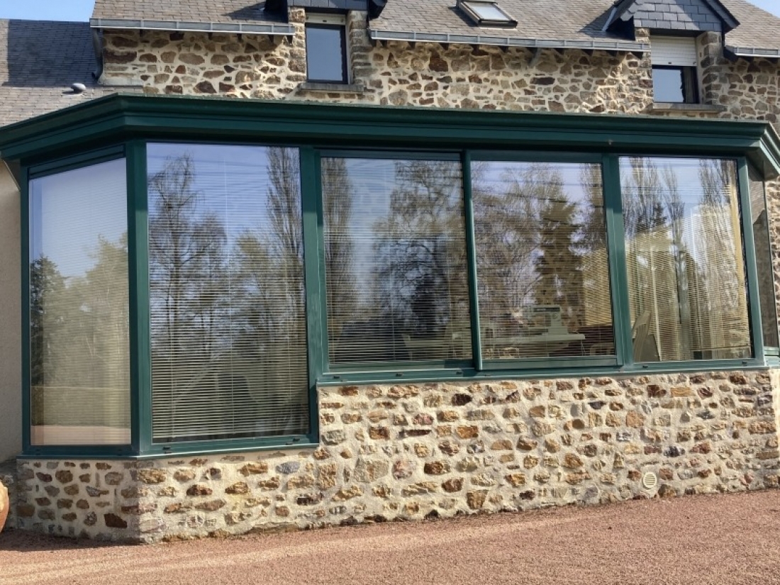 V&eacute;randa aluminium AVANT relaquage