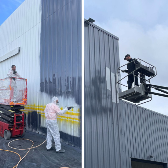 Des peintres experts pour votre bardage m&eacute;tallique - SDI Services