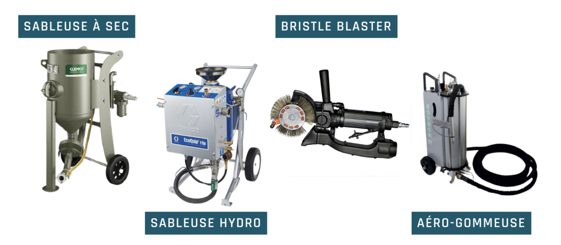 Equipements de d&eacute;capage avant peinture industrielle - SDI Peinture